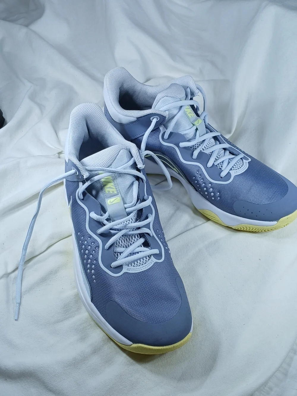 Nike Blue and Yellow Performance tennis Shoes